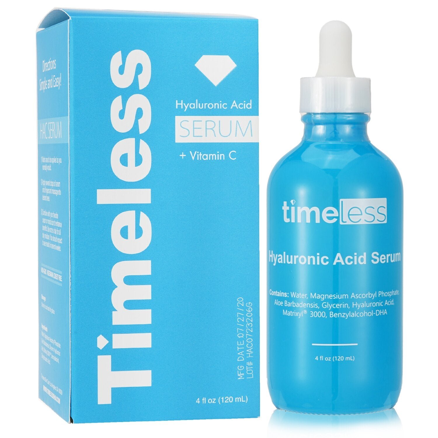 سيرم حمض الهيالورونيك + فيتامين C من Timeless Skin Care - صورة 2