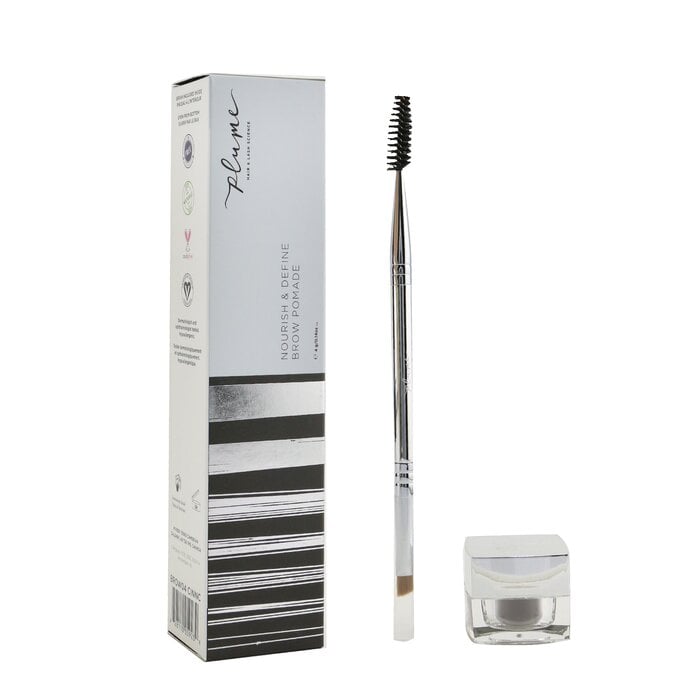 Nourish & Define Brow Pomade (With Dual Ended Brush) - # Cinnamon Cashmere 4g/0.14oz by Plume Science - Image 2