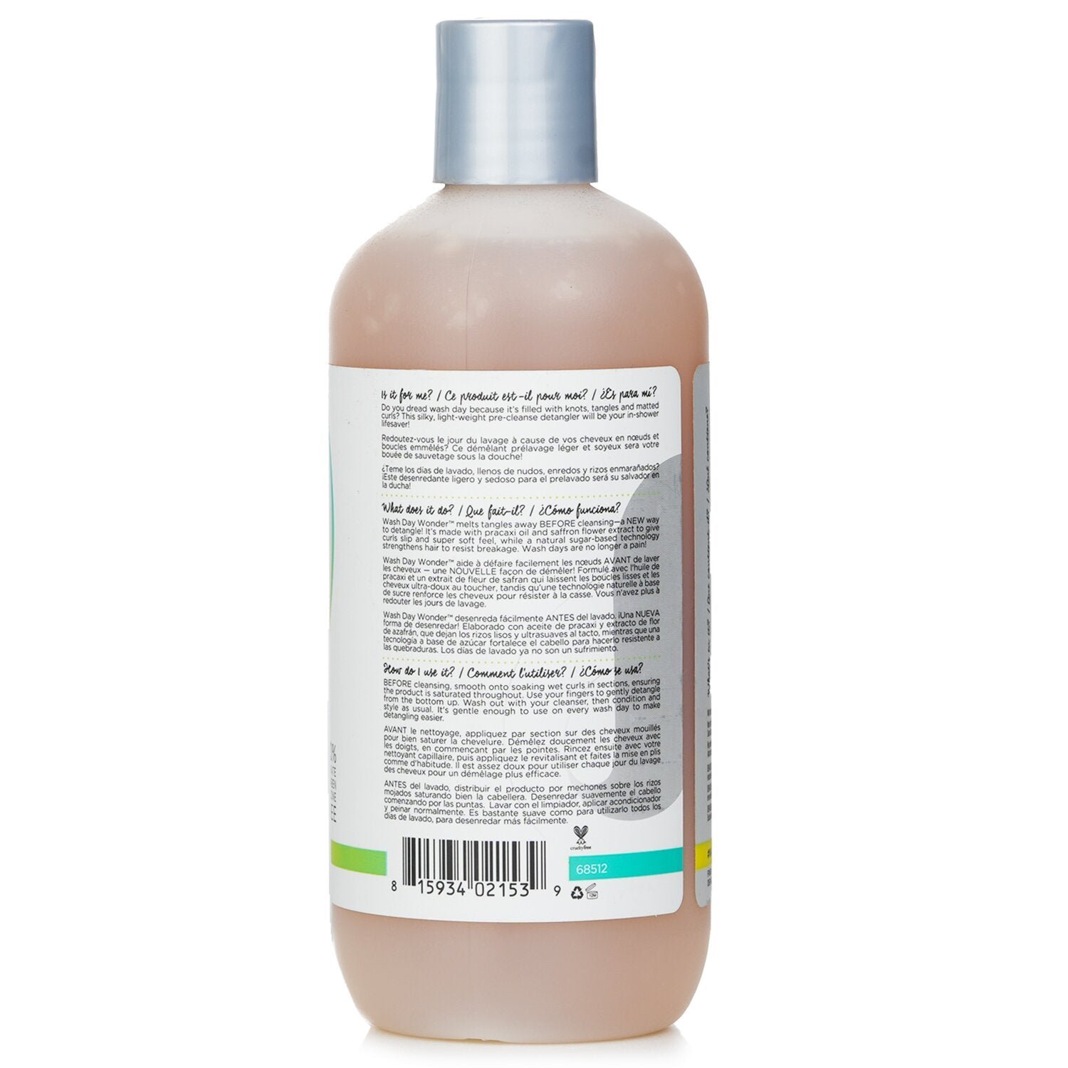 مستحضر لفك تشابك الشعر قبل التنظيف Wash Day Wonder - لجميع أنواع خصلات الشعر من DevaCurl - صورة 3