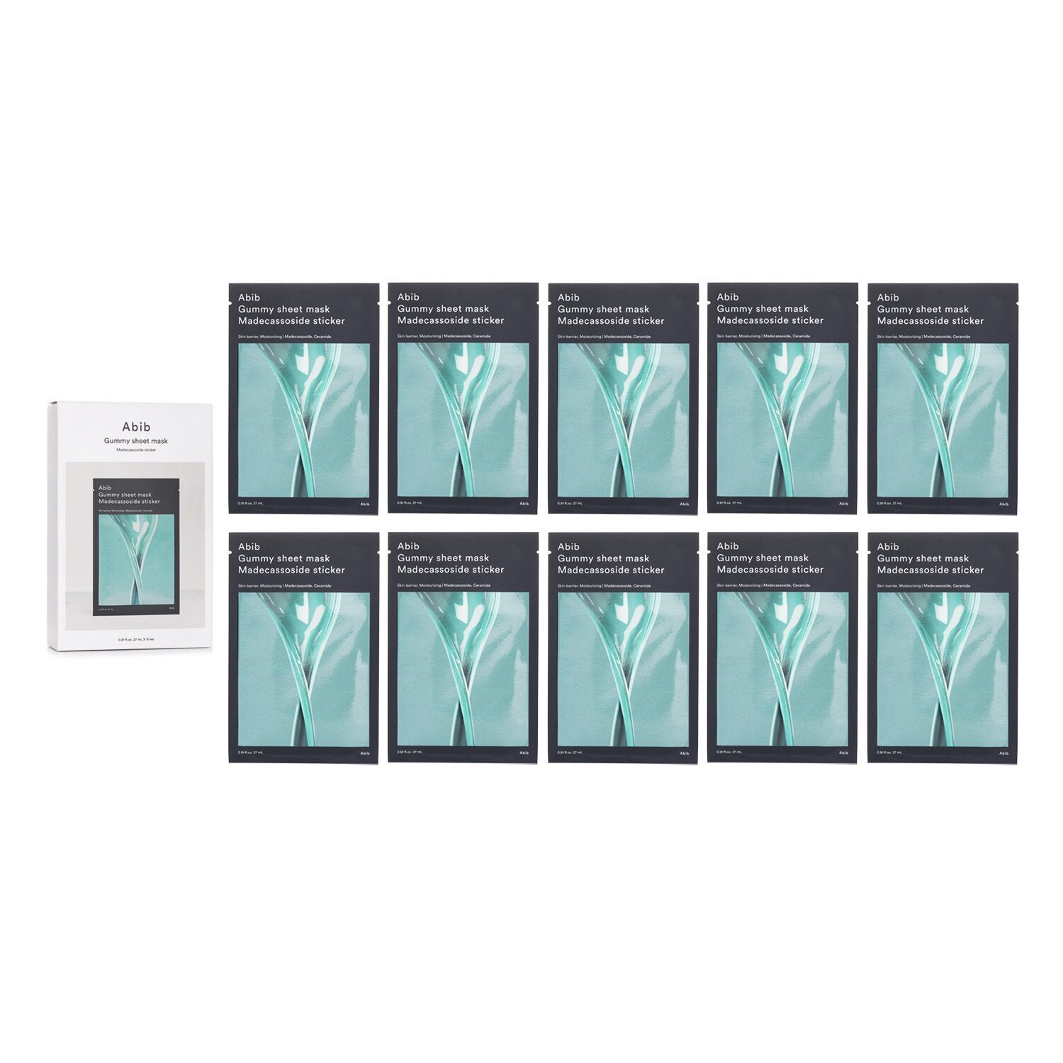 Gummy Sheet Mask Madecassoside Sticker من Abib - صورة 1