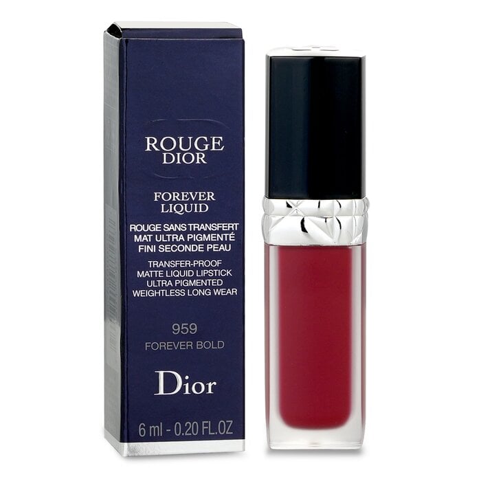 Rouge Dior Forever Matte Liquid Lipstick - # 959 Forever Bold 6ml/0.2oz by Christian Dior - Image 2