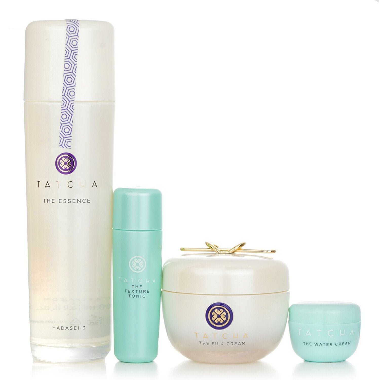 حزمة Essence: The Essence Plumping Skin Softener 150ml + The Silk Cream 50ml + Water Cream 5ml + Texture Tonic 25ml من Tatcha - صورة 2