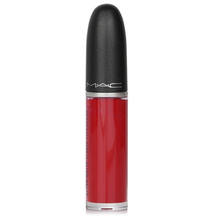 Retro Matte Liquid Lipcolour - # 104 Fashion Legacy (Intense Fire Truck Red) (Matte) 5ml/0.17oz by MAC - Image 3