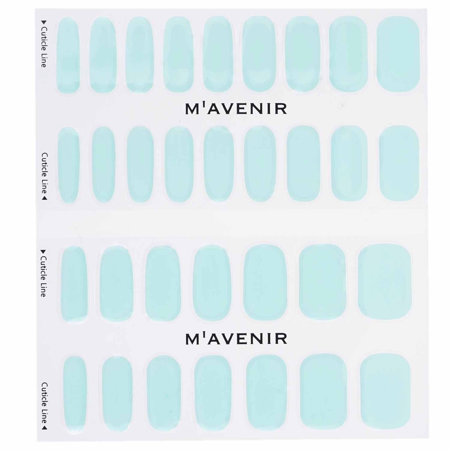 Nail Sticker (Blue) - # Aqua Garden Nail by Mavenir - Image 2