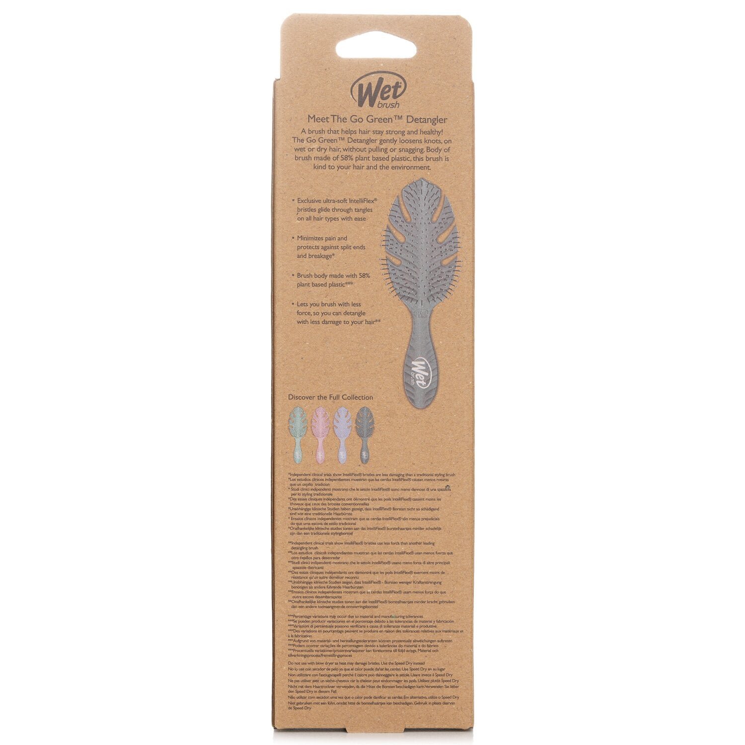 Go Green Detangler Grey Hair Brush by Wet Brush - Image 3