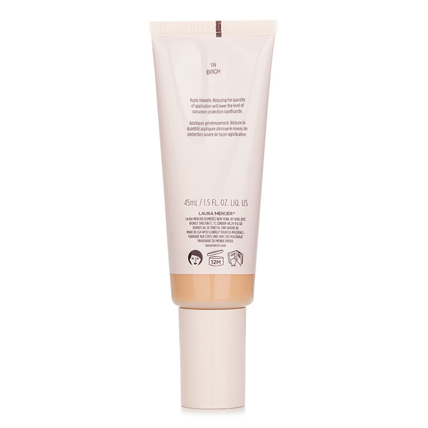 Tinted Moisturizer Natural Dewy - # 1N Birch by Laura Mercier - Image 3