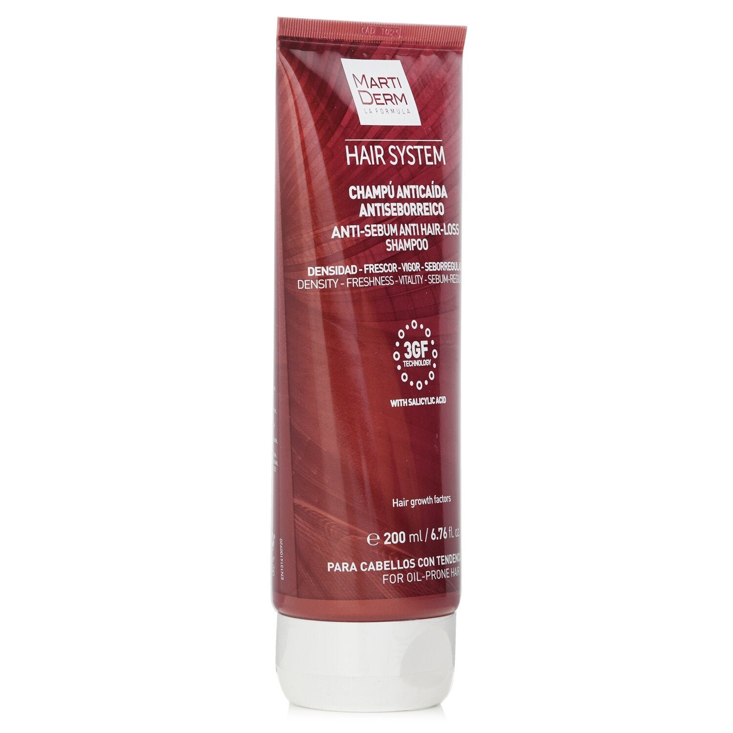 Hair System Anti-Sebum Anti Hair-Loss Shampoo With Salicylic Acid (For Oil-prone Hair) من Martiderm - صورة 2