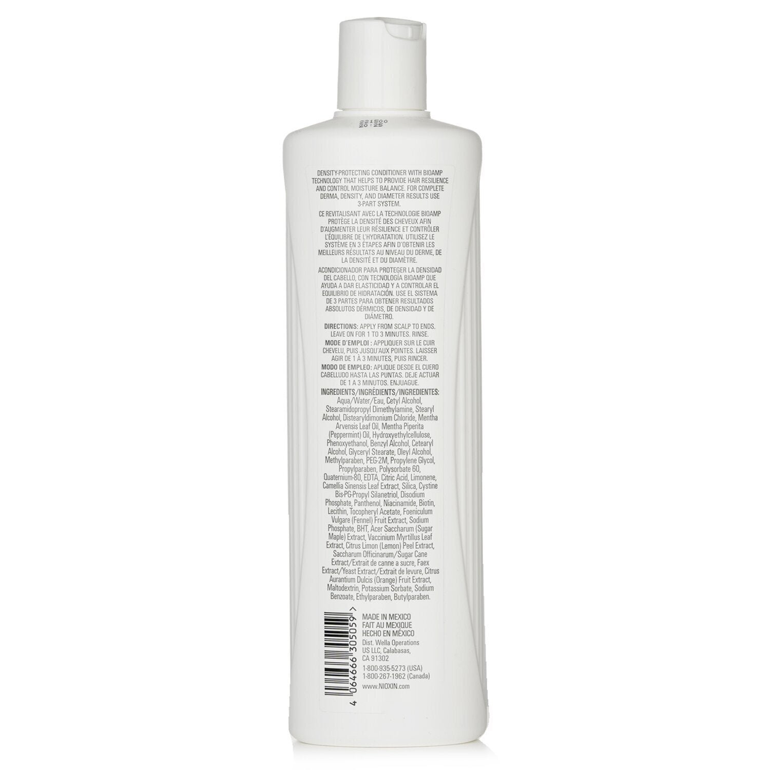Density System 3 Scalp Therapy Conditioner (Colored Hair, Light Thinning, Color Safe) by Nioxin - Image 3