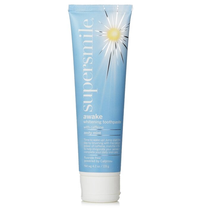 Awake Whitening Toothpaste With Caffeine - Zesty Mint (Fluoride Free) 119g/4.2oz by Supersmile - Image 1