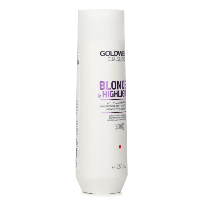 Dual Senses Blondes & Highlights Anti-Yellow Shampoo (Luminosity For Blonde Hair) 250ml/8.4oz by Goldwell - Image 2
