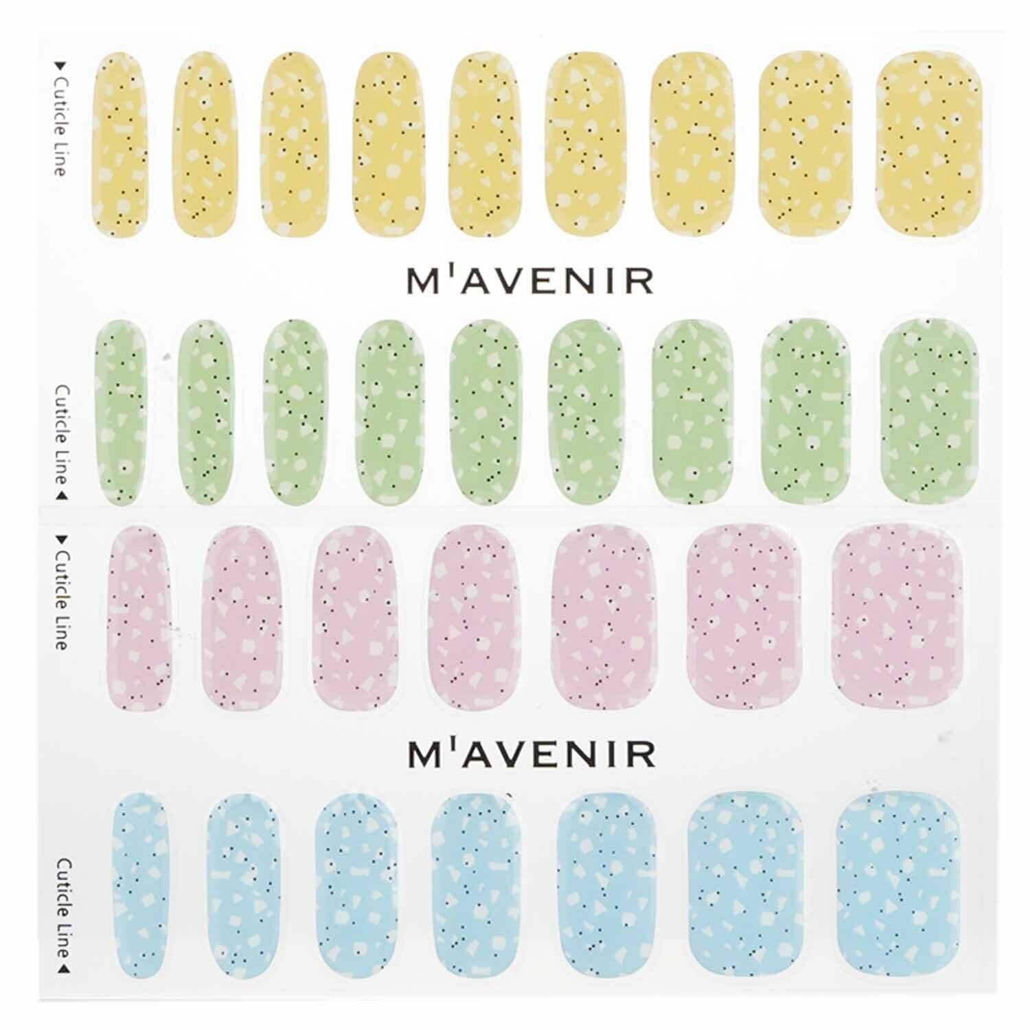 Nail Sticker (Assorted Colour) - # Pastel Cereal Nail by Mavenir - Image 2