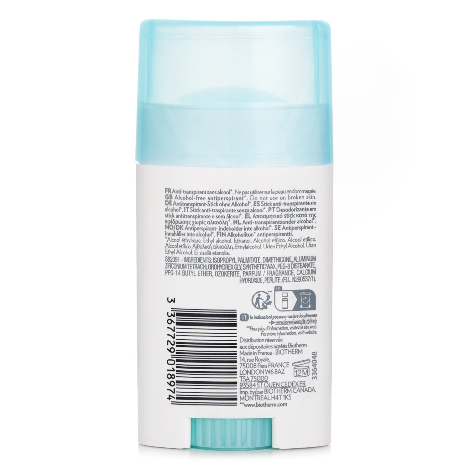 Deo Pure إصبع مانع للتعرق من Biotherm - صورة 3