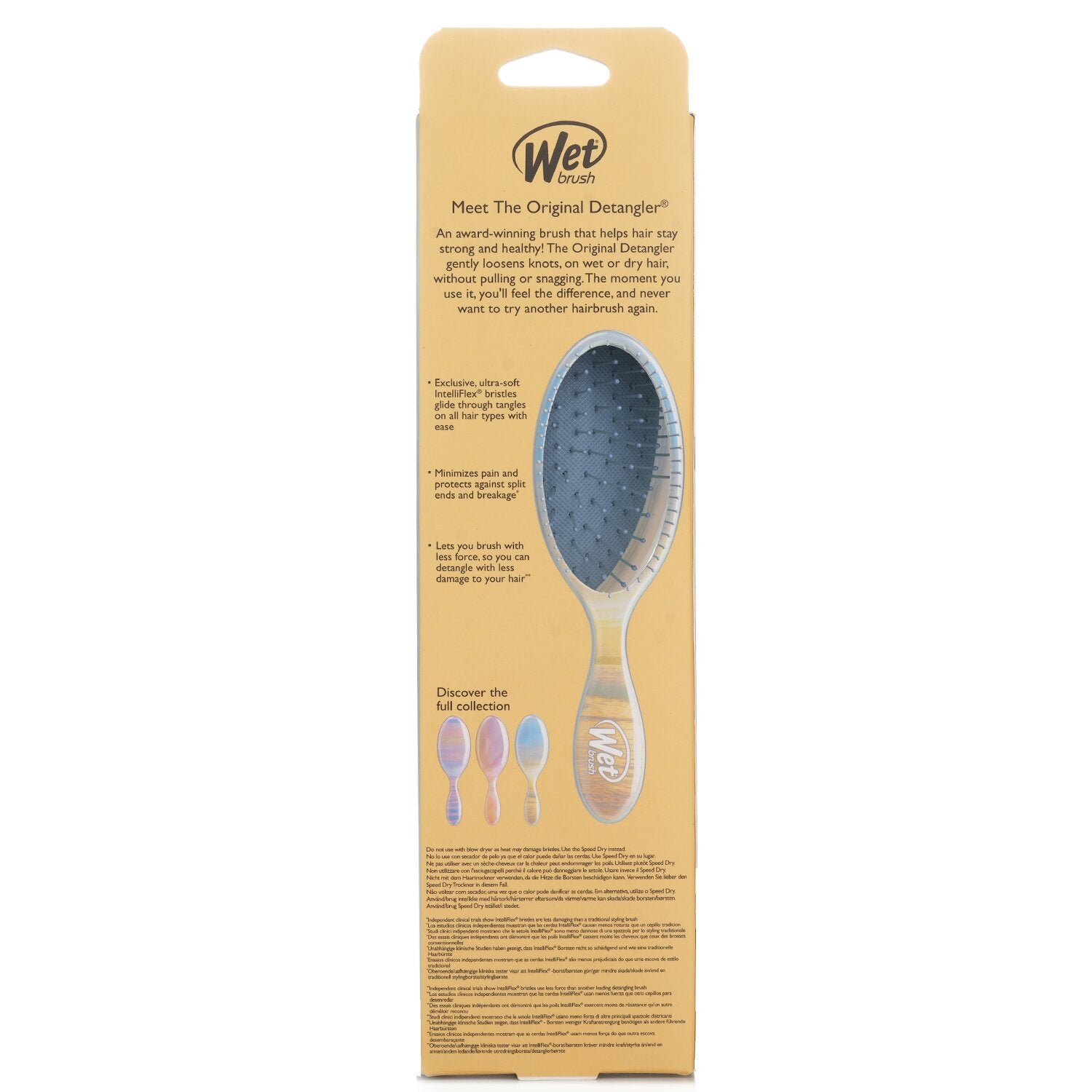 Original Detangler Desert Afterglow Blue Hair Brush by Wet Brush - Image 3