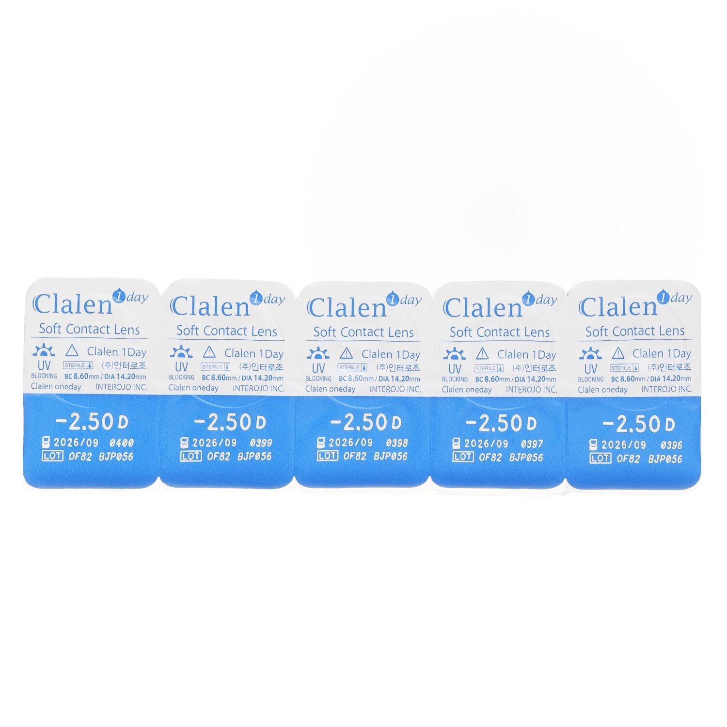 1Day Soft Contact Lens -2.50 من Clalen - صورة 1