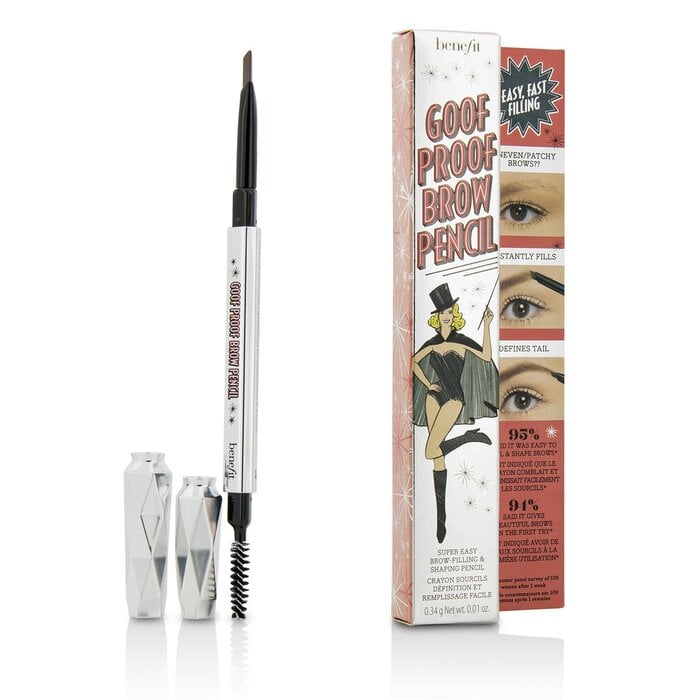 Goof Proof Brow Pencil - # 3 (Medium) 0.34g/0.01oz by Benefit - Image 2