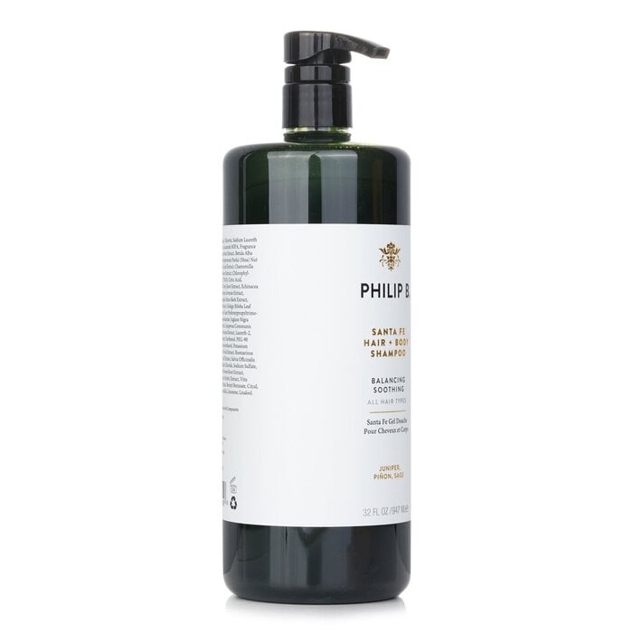 Santa Fe Hair + Body Wash (Balancing Soothing - All Hair Types) 947ml/32oz by Philip B - Image 2