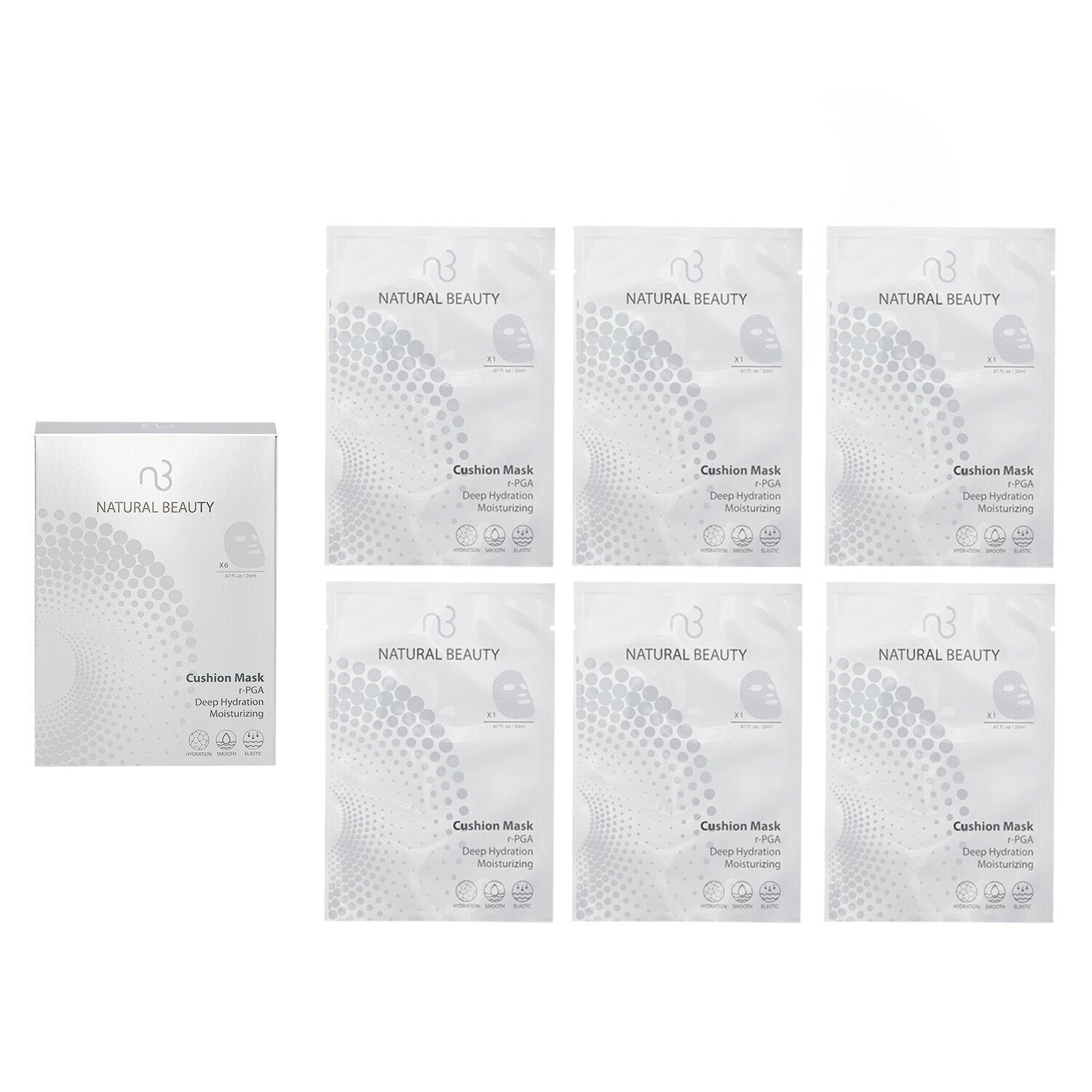 r-PGA Deep Hydration Moisturizing Cushion Mask (Exp Date: 01/2026) من Natural Beauty - صورة 2