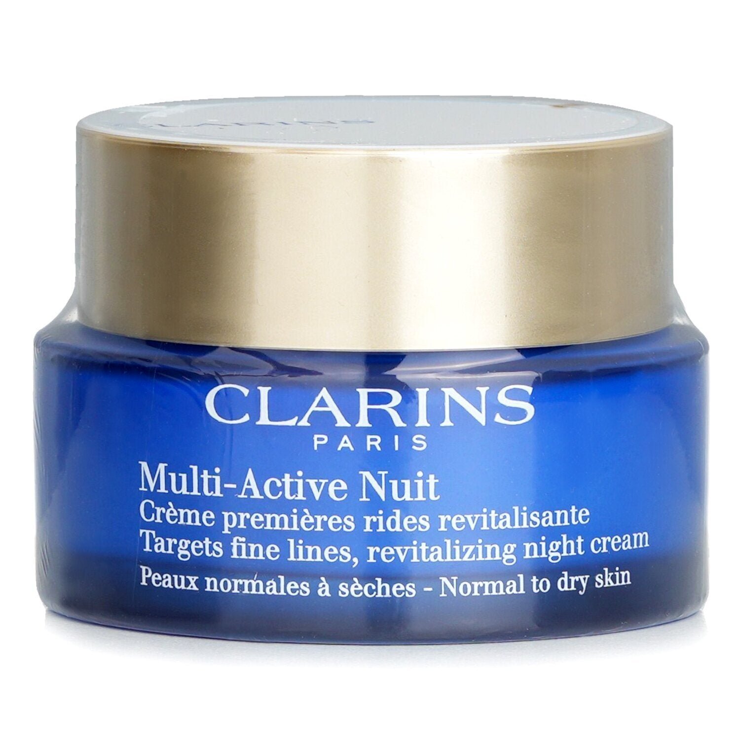 كريم ليلي مجدد للخطوط الدقيقة Multi-Active Night - للبشرة العادية إلى الجافة من Clarins - صورة 1