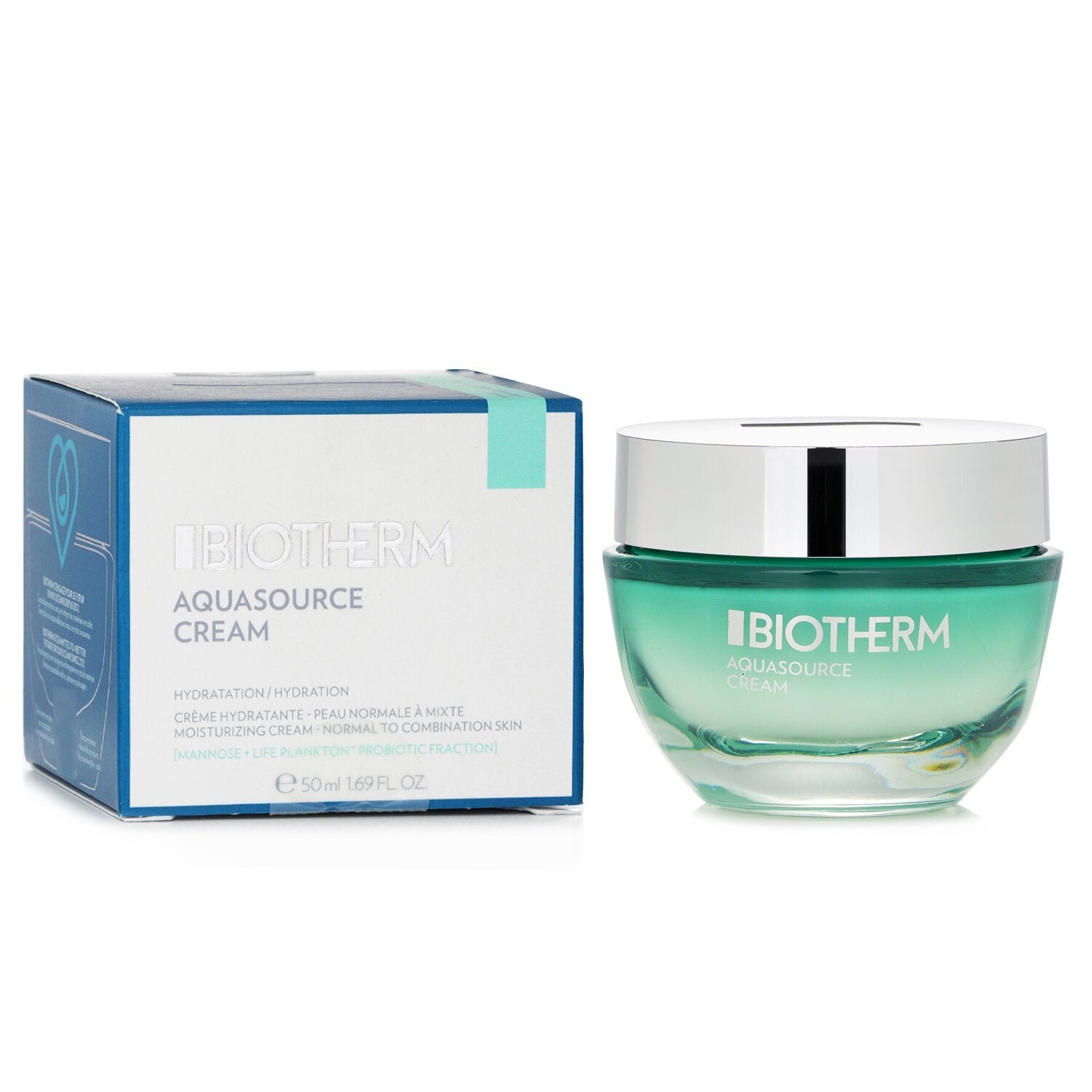 كريم ترطيب البشرة المتواصل Aquasource 48 ساعة - للبشرة العادية/المختلطة من Biotherm - صورة 2