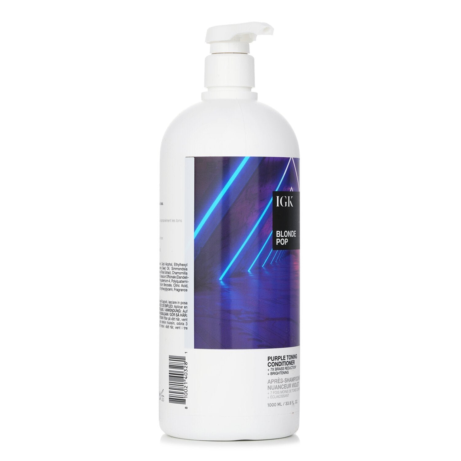 Blonde Pop Purple Toning Conditioner by IGK - Image 2
