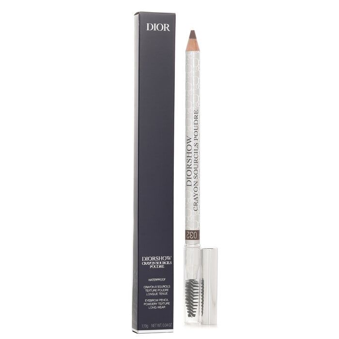 Diorshow Waterproof Crayon Sourcils Poudre - # 032 Dark Brown 1.19g/0.04oz by Christian Dior - Image 2