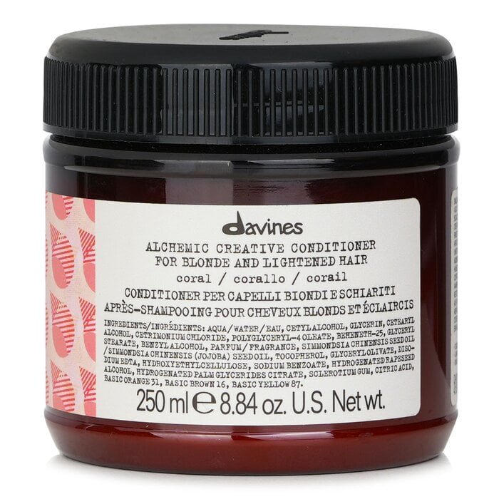 Alchemic Creative Conditioner - # Coral (For Blonde and Lightened Hair) 250ml/8.84oz by Davines - Image 1