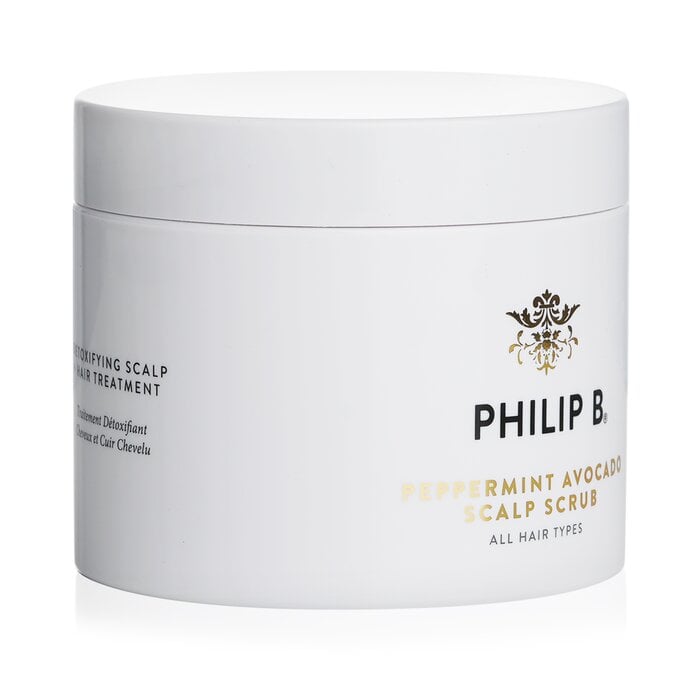 Peppermint Avocado Scalp Scrub - All Hair Types 236ml/8oz by Philip B - Image 2