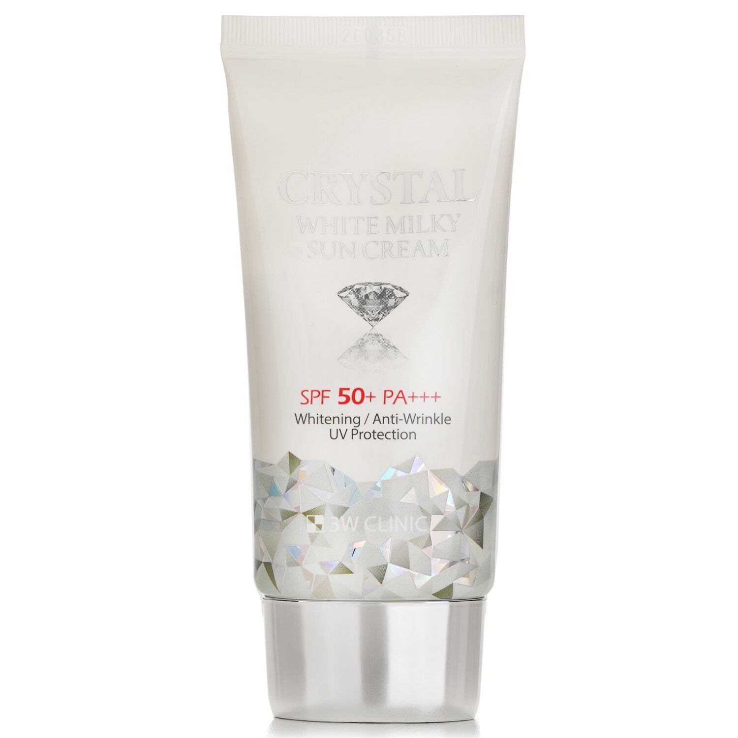 Crystal White Milky Sun Cream SPF 50+/PA+++ by 3W Clinic - Image 1