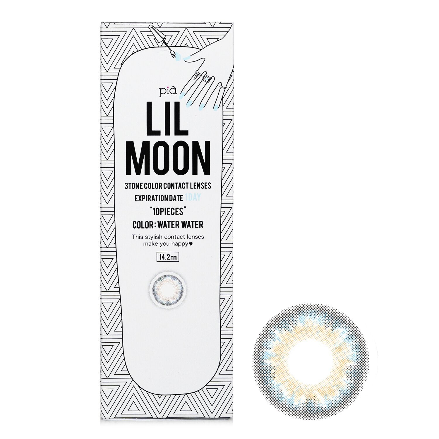 Lilmoon Water Water 1 Day Color Contact Lenses - - 2.50 by Pia - Image 1