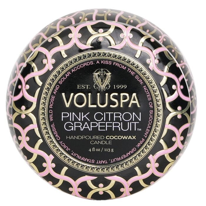 شمع قصديري صغير - Pink Citron Grapefruit 113g/4oz من فولوسبا - صورة 1