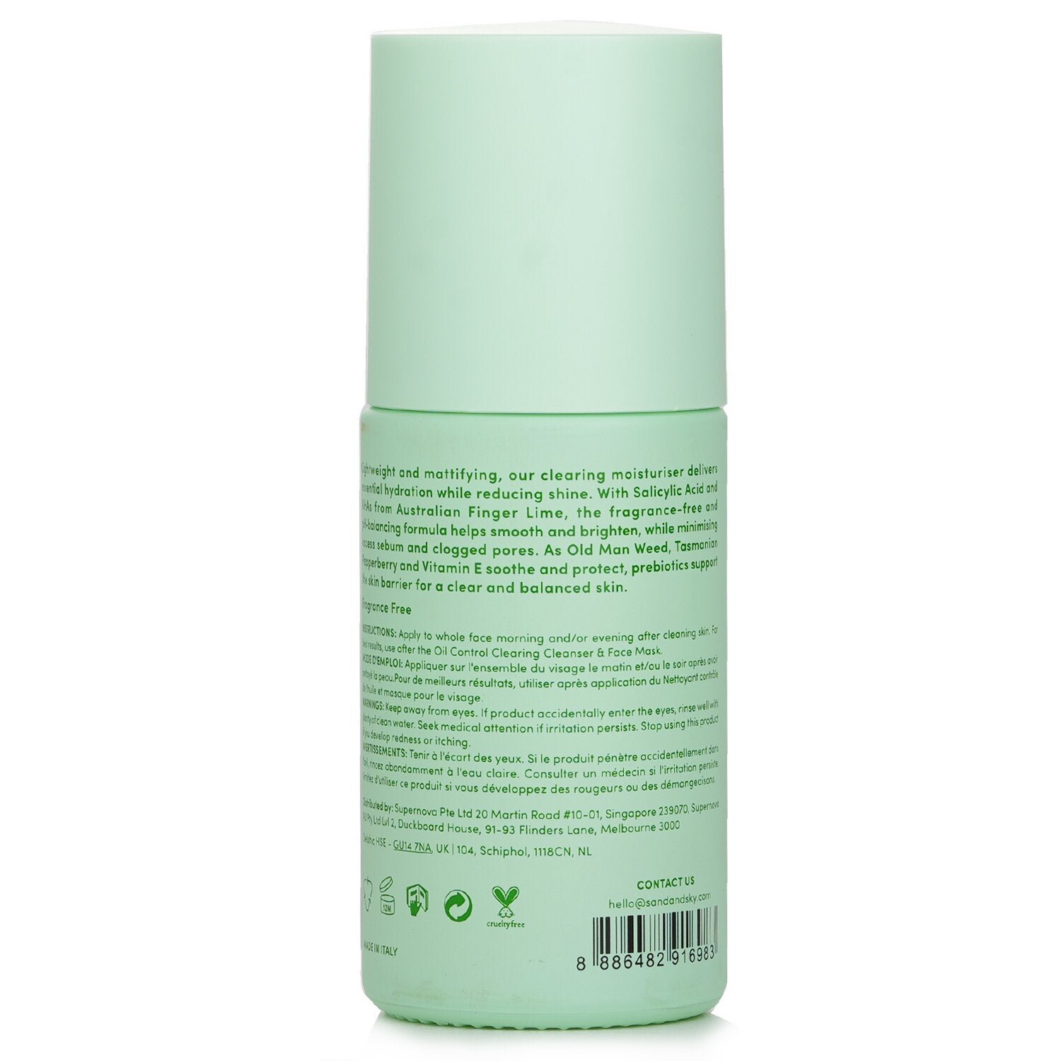 Oil Control Clearing Moisturiser من Sand & Sky - صورة 3