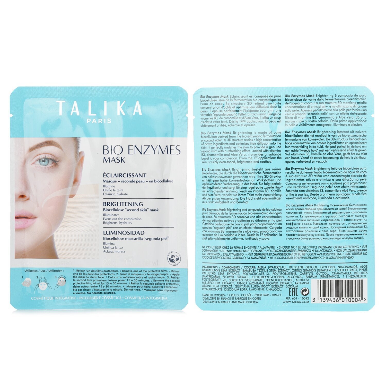 Bio Enzymes Brightening Mask by Talika - Image 3