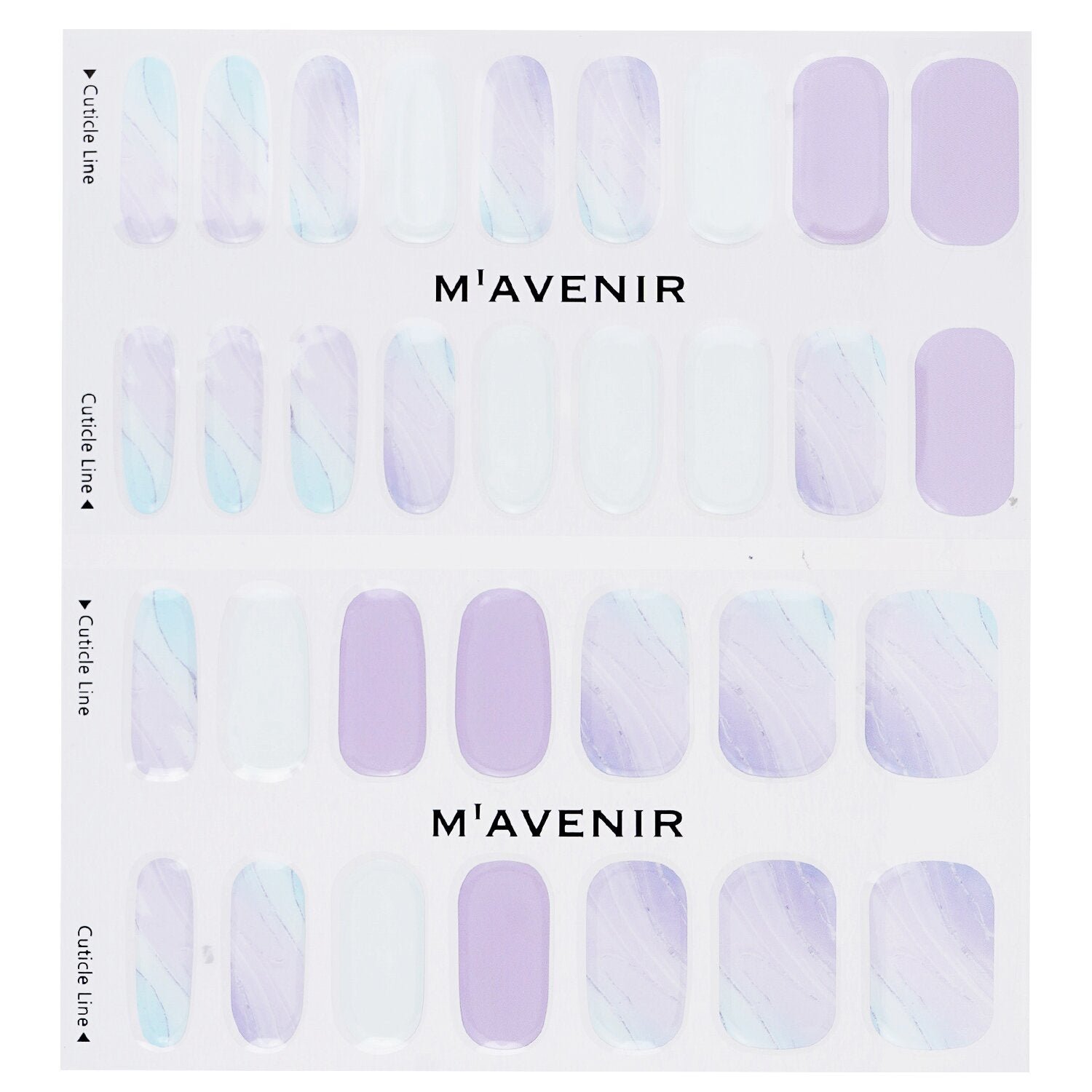 Nail Sticker (Assorted Colour) - # Silver Pointnail Nail by Mavenir - Image 2