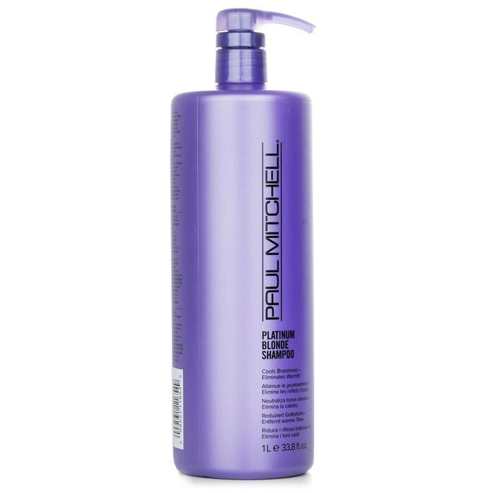 Platinum Blonde Shampoo (Cools Brassiness - Eliminates Warmth) 1000ml/33.8oz by Paul Mitchell - Image 2
