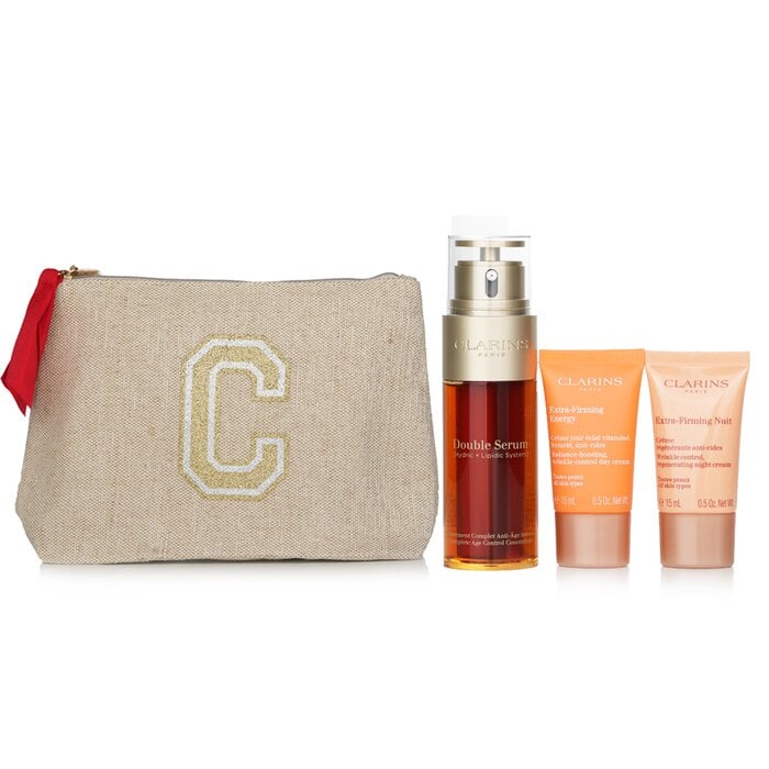 مجموعة مصل مزدوج وشد إضافي 3pcs+1bag من Clarins - صورة 2