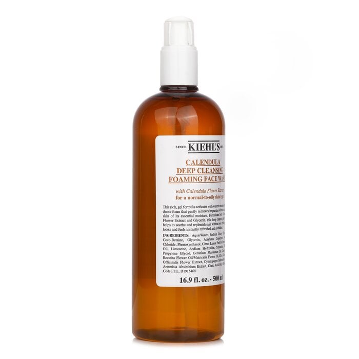 غسول الوجه الرغوي عميق التنظيف بالكاليندولا 500ml/16.9oz من Kiehl's - صورة 2