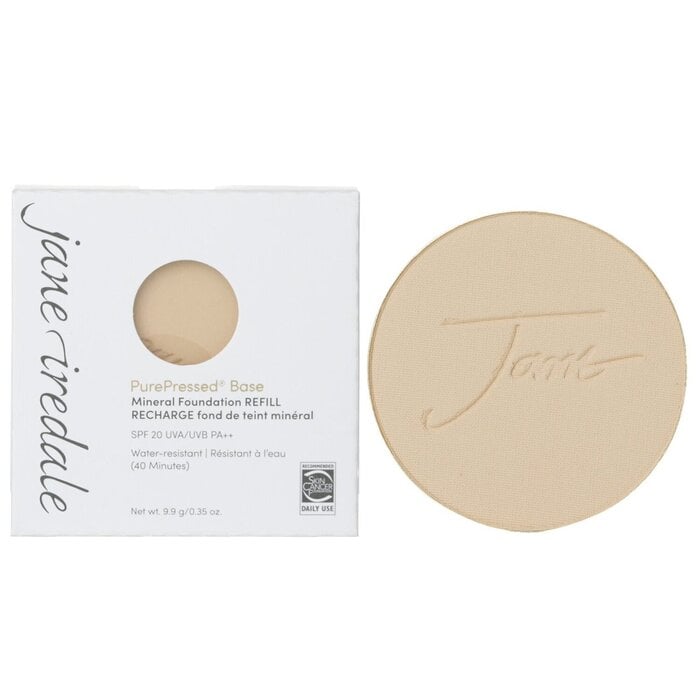 كريم أساس PurePressed Base Mineral عبوة إعادة تعبئة بعامل وقاية من أشعة الشمس 20 - بيسك 9.9g/0.35oz من Jane Iredale - صورة 2