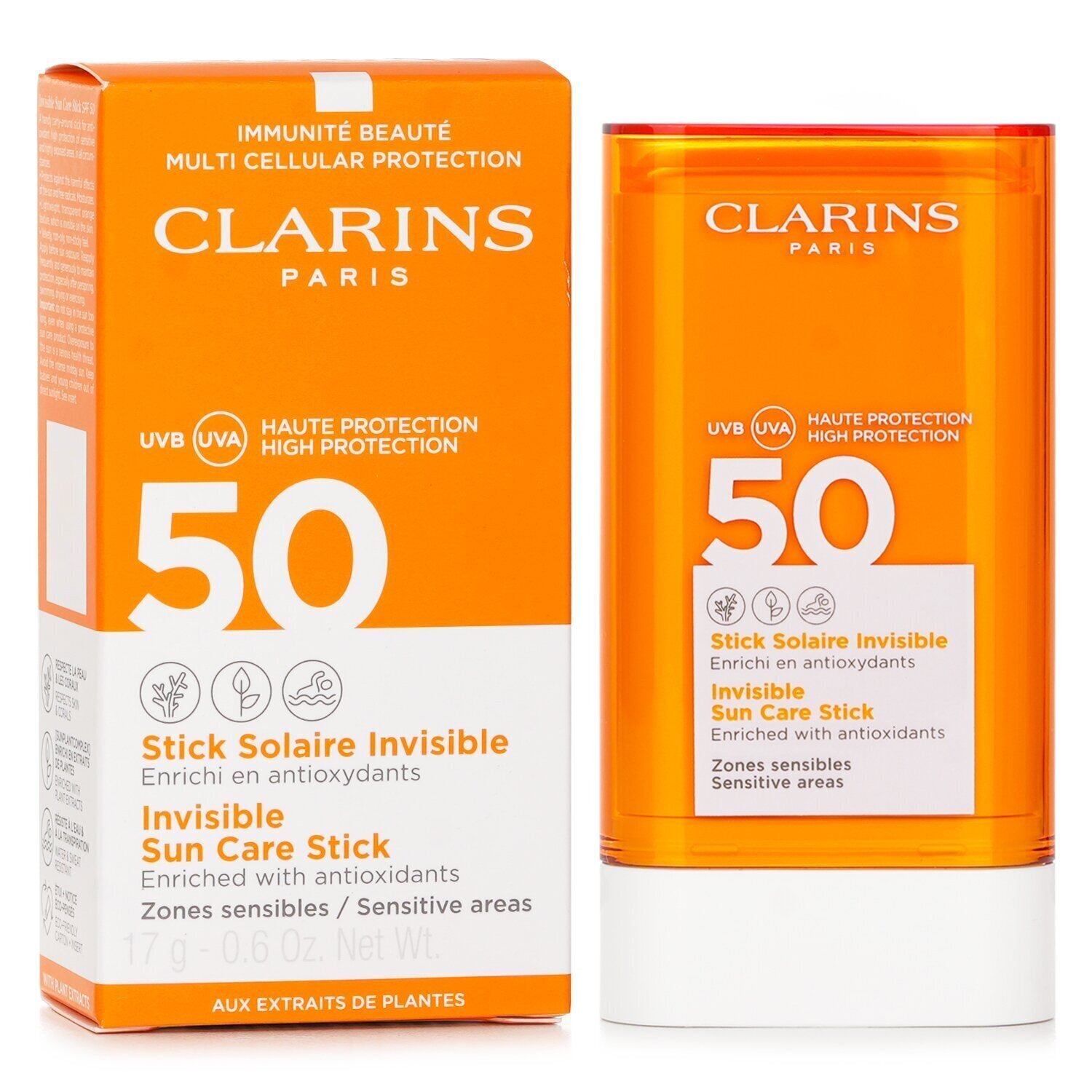 Invisible Sun Care Stick SPF50 High Protection - For Sensitive Areas (Random Packaging) من Clarins - صورة 5