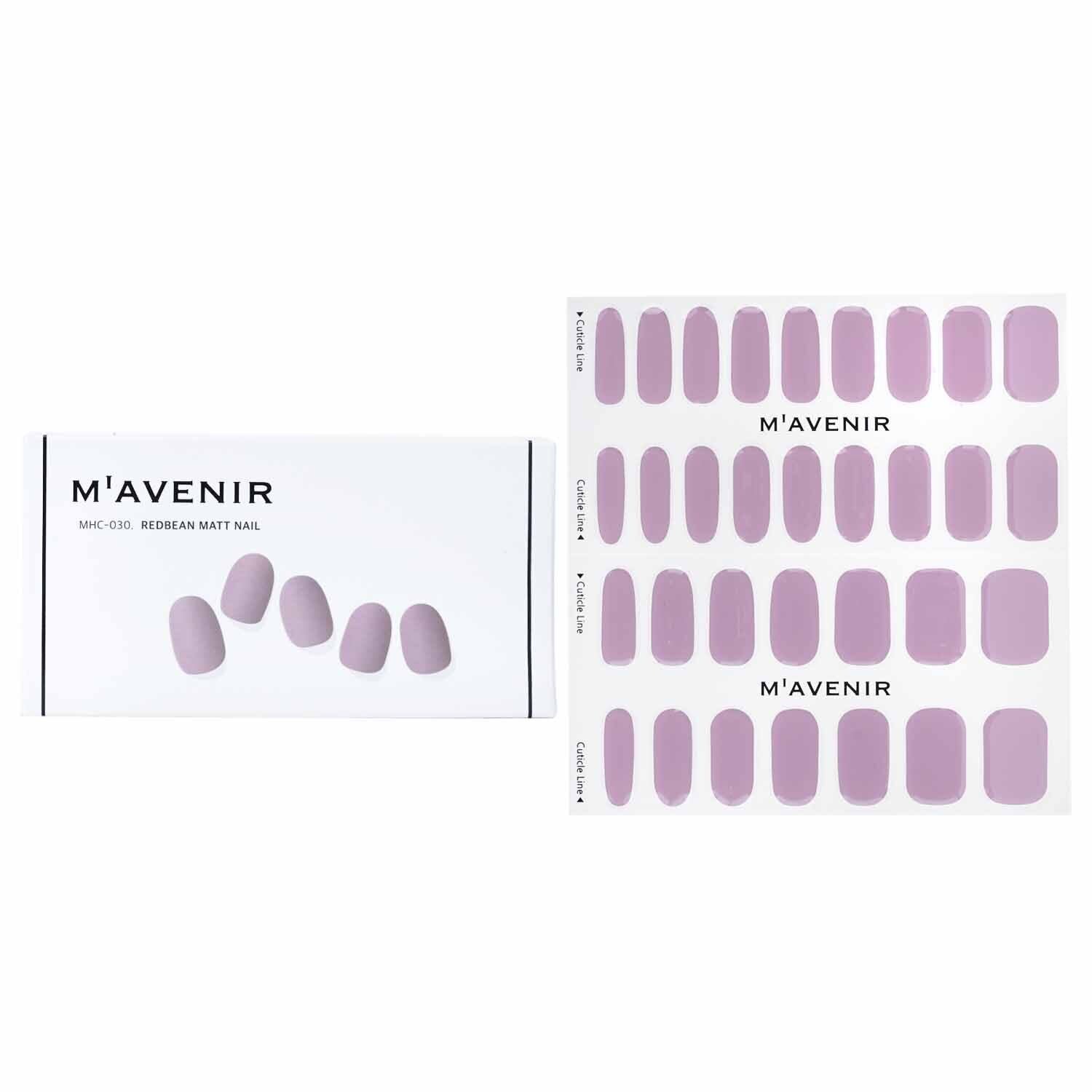 Nail Sticker (Purple) - # Redbean Matt Nail by Mavenir - Image 1