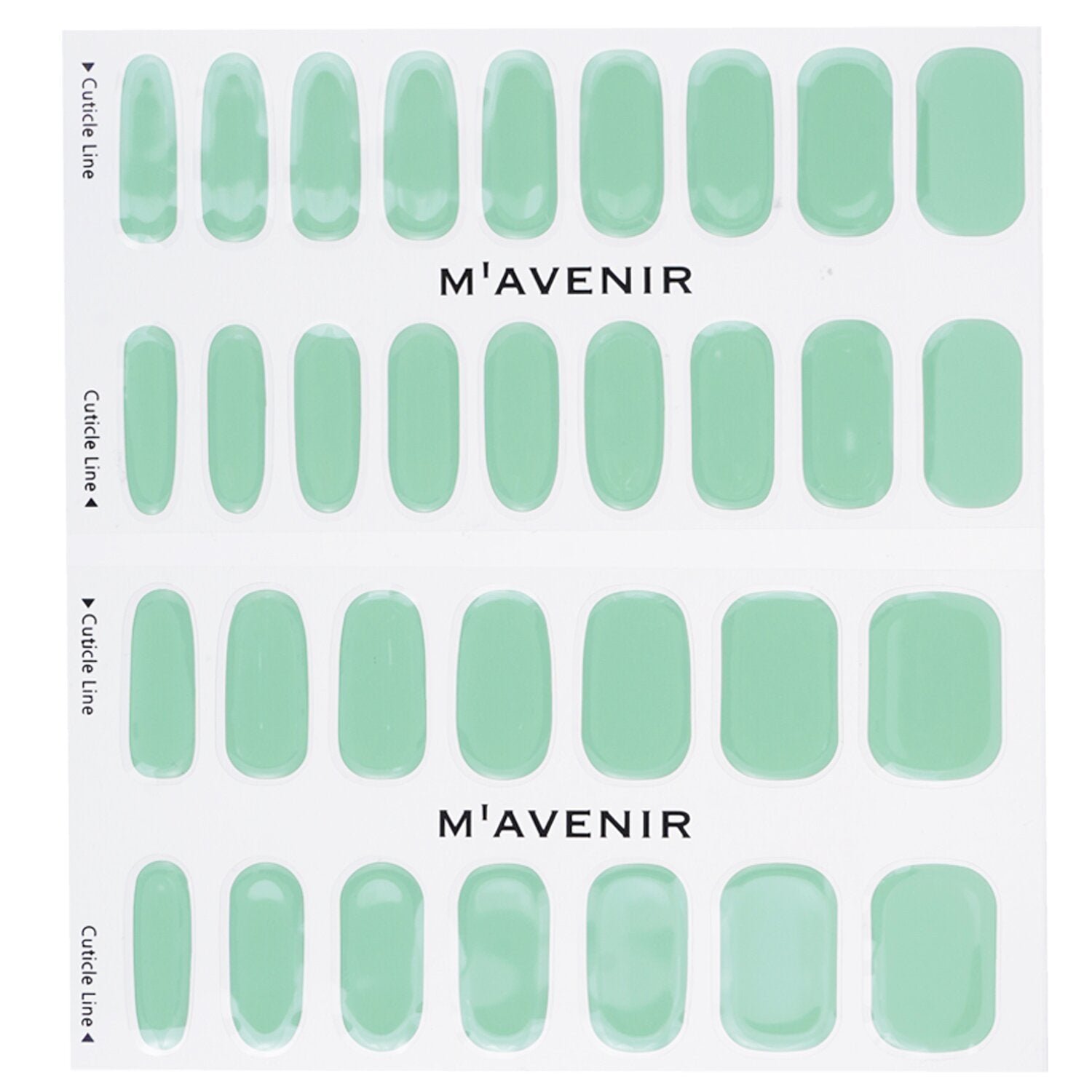 Nail Sticker (Blue) - # Jade Syrup Nail by Mavenir - Image 2