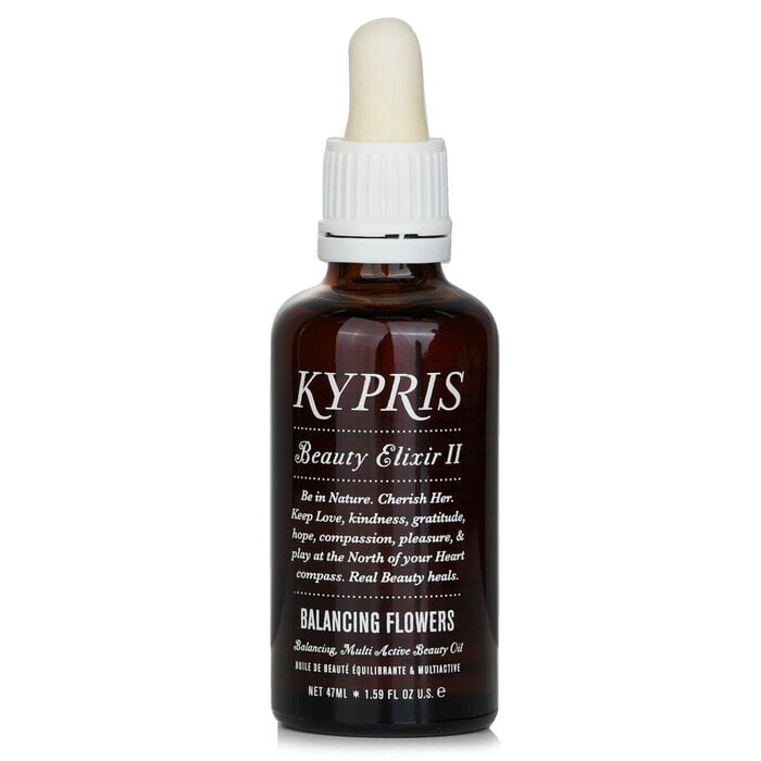 Beauty Elixir II - Balancing, Multi Active Beauty Oil (With Balancing Flowers) 47ml/1.59oz by Kypris - Image 1