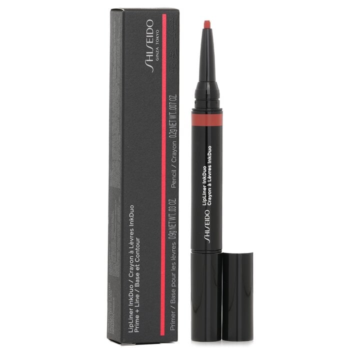 LipLiner InkDuo (Prime + Line) - # 07 Poppy 1.1g/0.037oz by Shiseido - Image 2