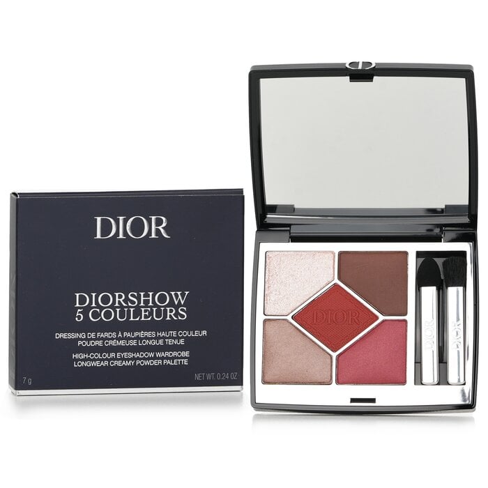 Diorshow 5 Couleurs Longwear Creamy Powder Eyeshadow Palette - # 673 Red Tartan 7g/0.24oz by Christian Dior - Image 2