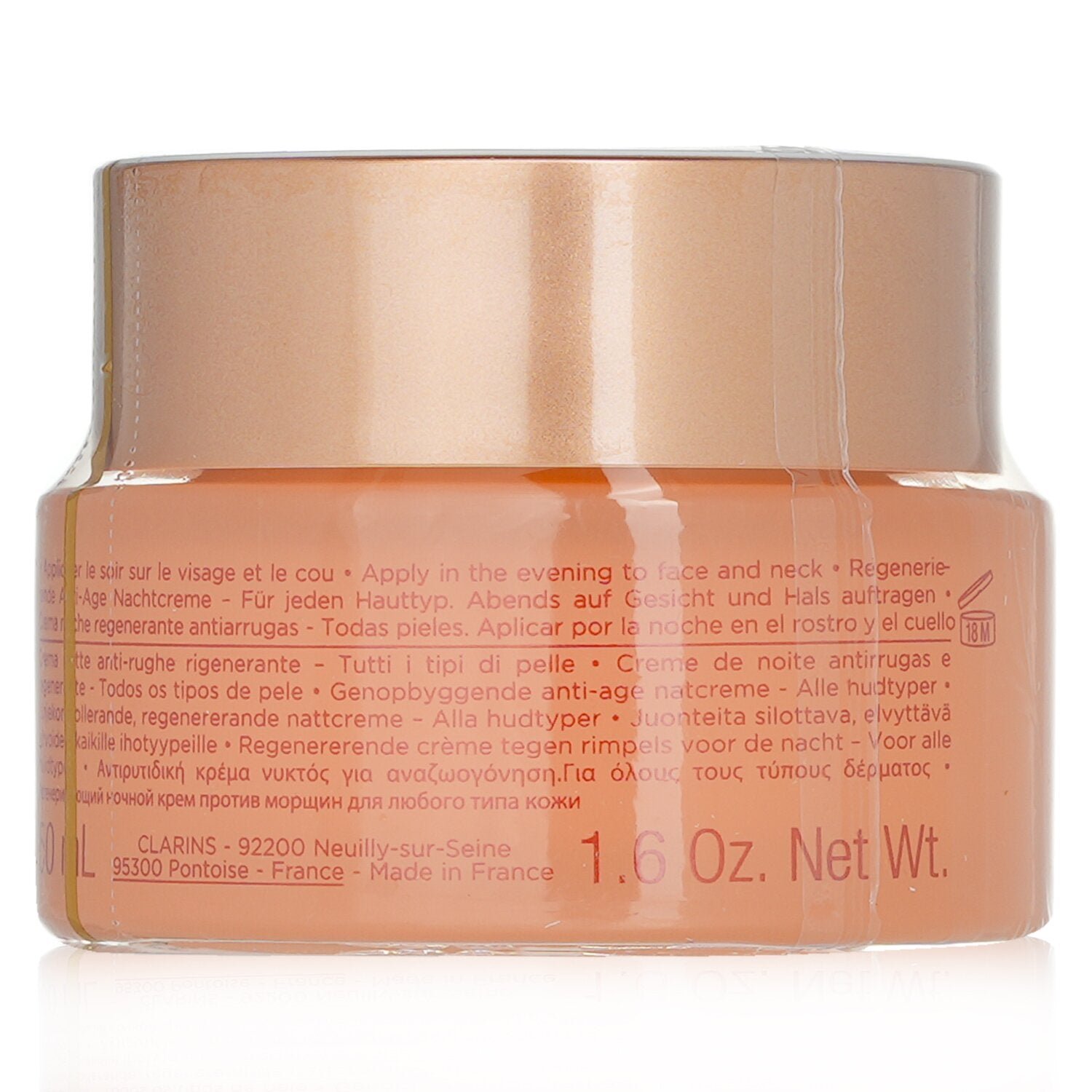 Extra-Firming Nuit Wrinkle Control, Regenerating Night Cream - All Skin Types by Clarins - Image 3