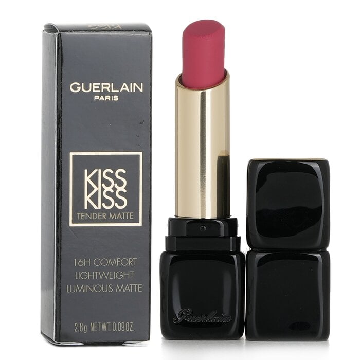 Kisskiss Tender Matte Lipstick - # 219 Tender Rose 2.8g/0.09oz by Guerlain - Image 2
