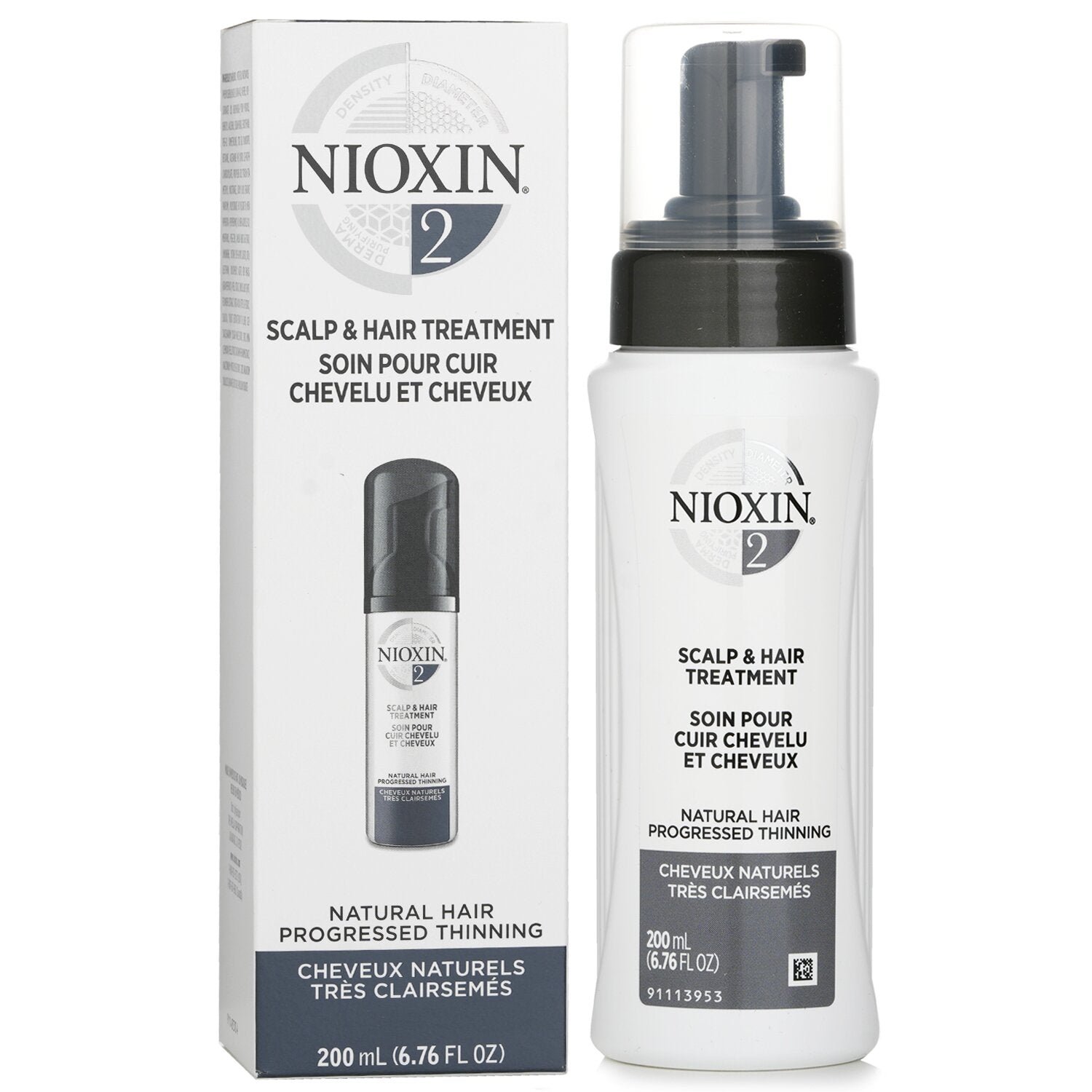 علاج للشعر وفروة الرأس Diameter System 2 (للشعر الطبيعي والرفيع جداً) من Nioxin - صورة 2