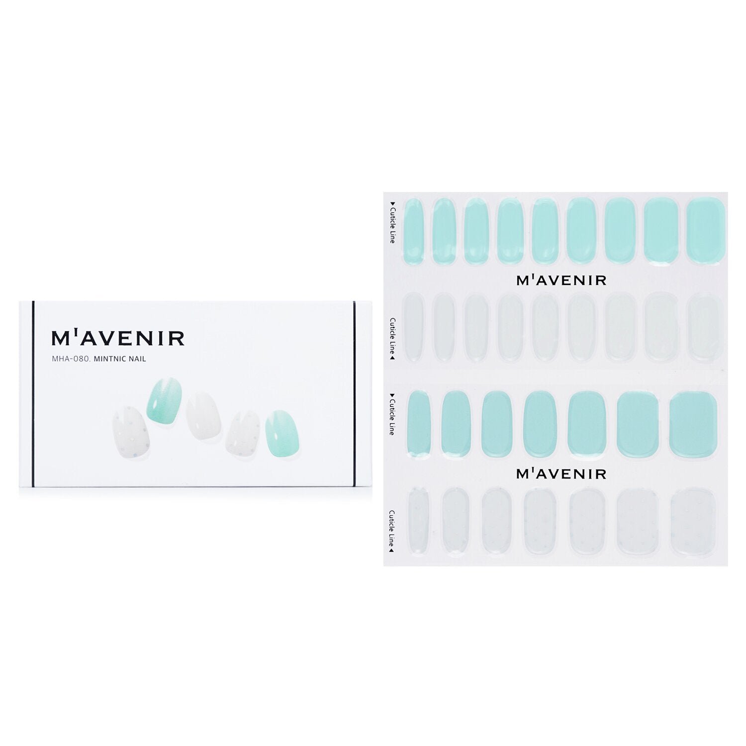 Nail Sticker (Assorted Colour) - # Mintnic Nail by Mavenir - Image 1