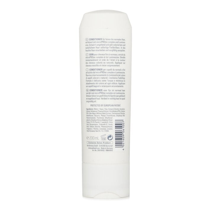 Dual Senses Color Brilliance Conditioner (Luminosity For Fine to Normal Hair) 200ml/6.7oz by Goldwell - Image 3