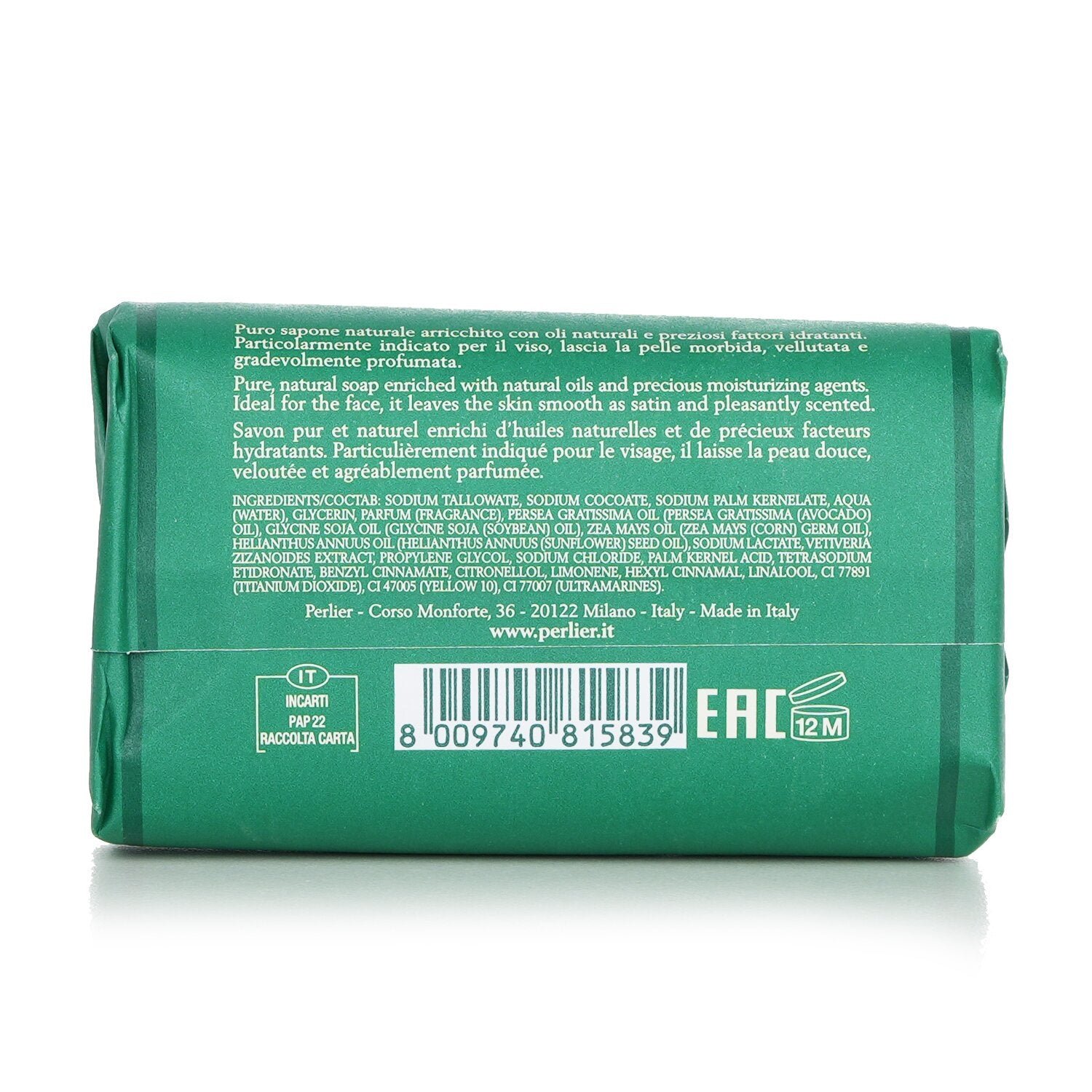 Vetiver Bar Soap by Perlier - Image 3