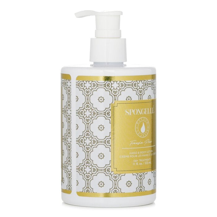 Hand & Body Lotion - Freesia Pear 325ml/11oz by Spongelle - Image 2